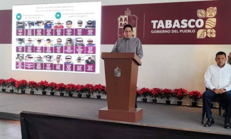 Desarticulan 5 células delictivas en Tabasco y detienen a ‘El Montana’, autor de homicidios de D'Bar