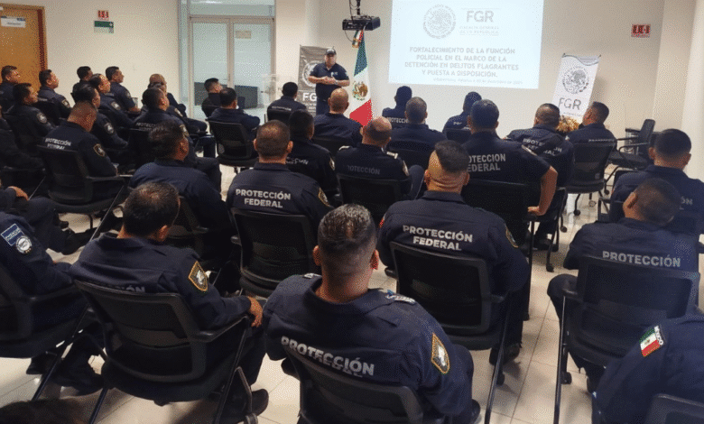 FGR capacita a elementos preventivos en Tabasco