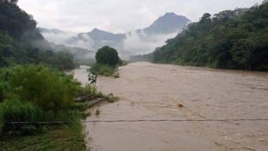 Frente frío 19 se disipa y bajan niveles de ríos en la zona serrana de Tabasco