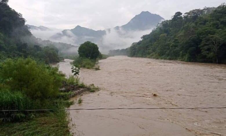 Frente frío 19 se disipa y bajan niveles de ríos en la zona serrana de Tabasco