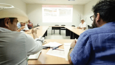 Presentan a ganaderos propuesta de proyecto de pista de calificaciones de stan ganadero de feria Tabasco