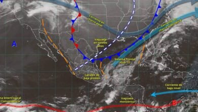 Pronóstico del clima viernes 19 de diciembre Nublado con lluvias puntuales