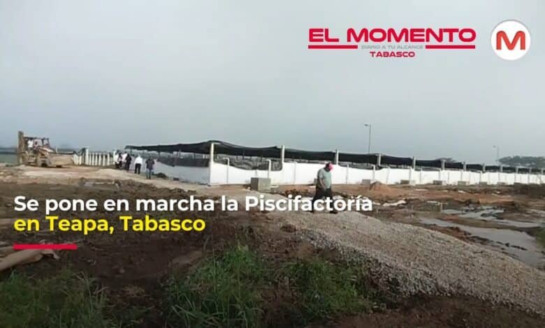 Se pone en marcha la Piscifactoría en Teapa, Tabasco