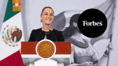 Sheinbaum reacciona a su inclusión en la lista de Forbes