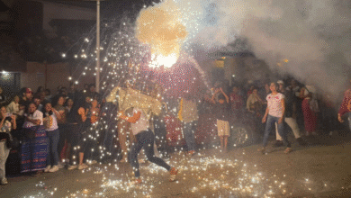 Tradición centenaria ilumina el santuario de Guadalupe