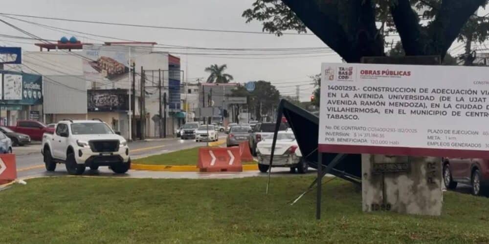 Villahermosa mejora su movilidad con nuevo retorno en Ramón Mendoza