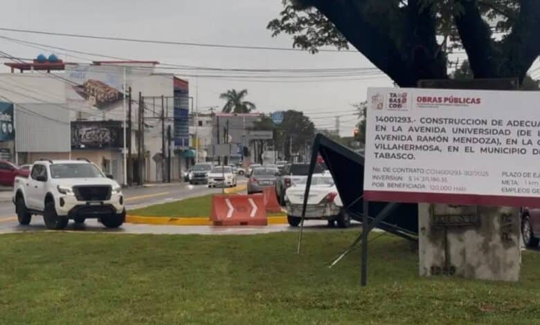 Villahermosa mejora su movilidad con nuevo retorno en Ramón Mendoza