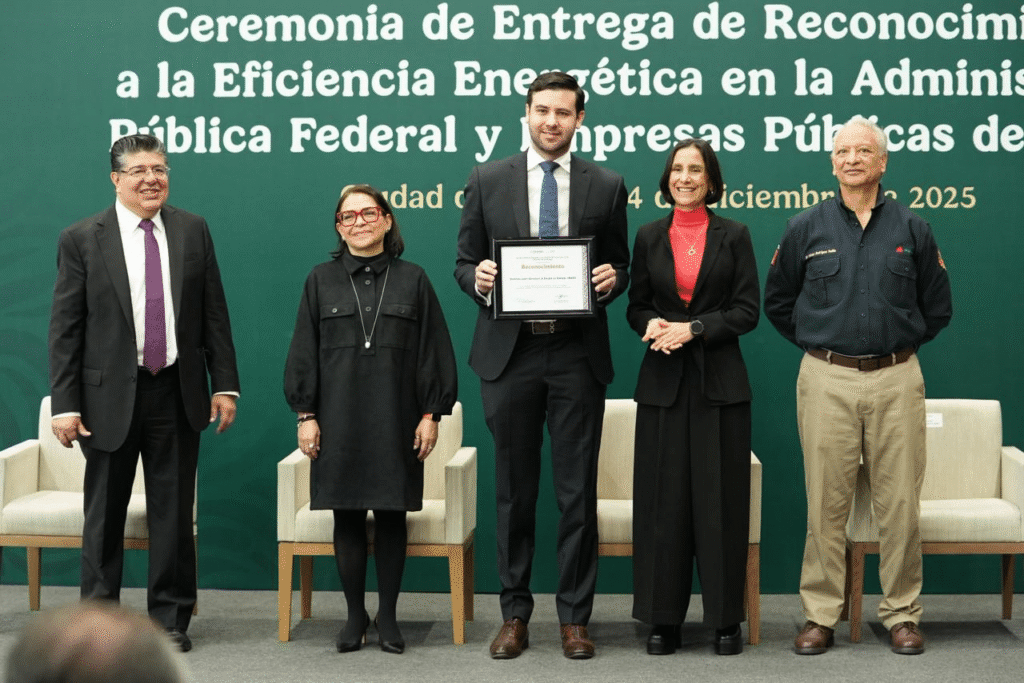 INDEP reconocimiento eficiencia energética,CONUEE premios 2025,ahorro combustible parque vehicular,Secretaría de Energía galardones,Mónica Fernández Balboa INDEP,eficiencia energética gobierno federal,Instituto para Devolver al Pueblo lo Robado,gestión vehicular pública.