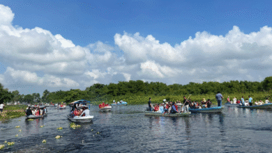 103 años de fe y tradición la procesión náutica del Señor de Esquipulas ilumina Reforma