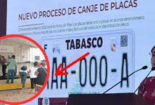 Abarrotan centro de canjes de placas en Tabasco Finanzas