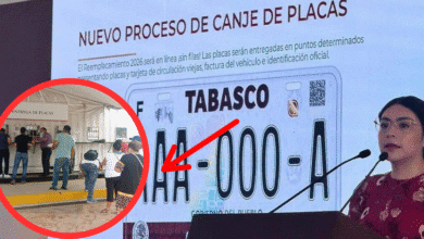 Abarrotan centro de canjes de placas en Tabasco Finanzas