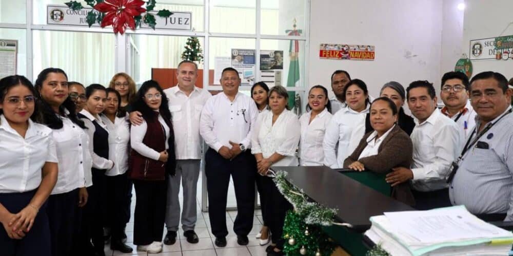 Carlos Reséndez supervisa juzgados en Cárdenas