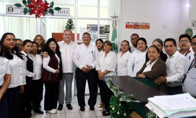 Carlos Reséndez supervisa juzgados en Cárdenas