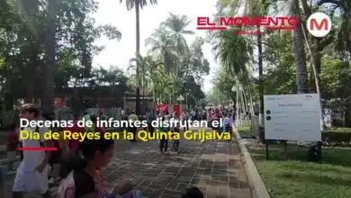 Decenas de infantes disfrutan el Día de Reyes en la Quinta Grijalva