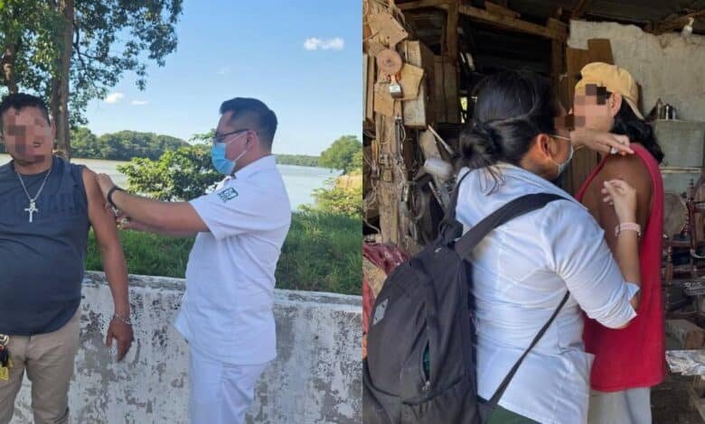 Fortalece IMSS Tabasco cerco sanitario con aplicación de vacuna contra el sarampión