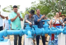 Javier May entrega agua a 20 mil ciudadanos