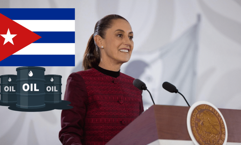 México buscará vía diplomática ante la amenaza de aranceles de Trump por envío de crudo a Cuba