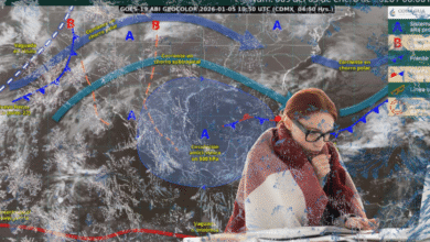 Nuevo Frente Frío 27 congela el norte de México mientras lluvias y chubascos golpean al Pacífico y el Sur