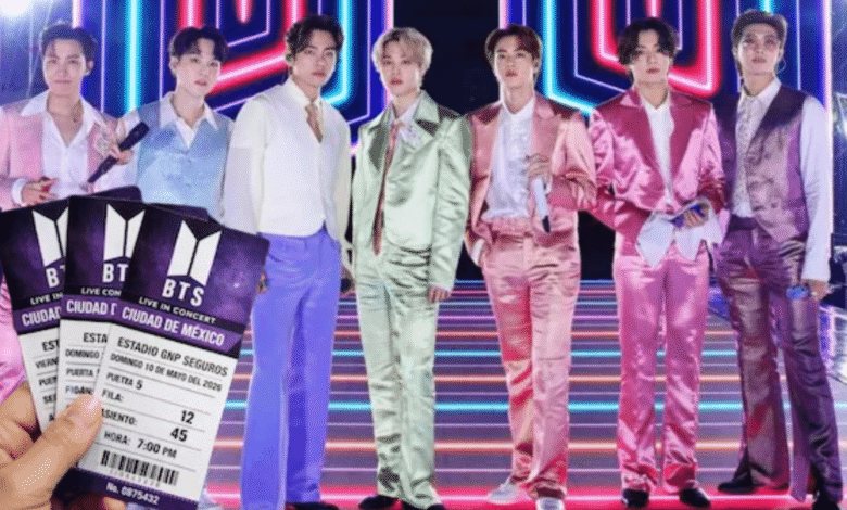 Revelan precios oficiales de boletos para concierto de BTS en el Estadio GNP
