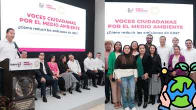 Tabasco lidera ruta ciudadana contra el cambio climático