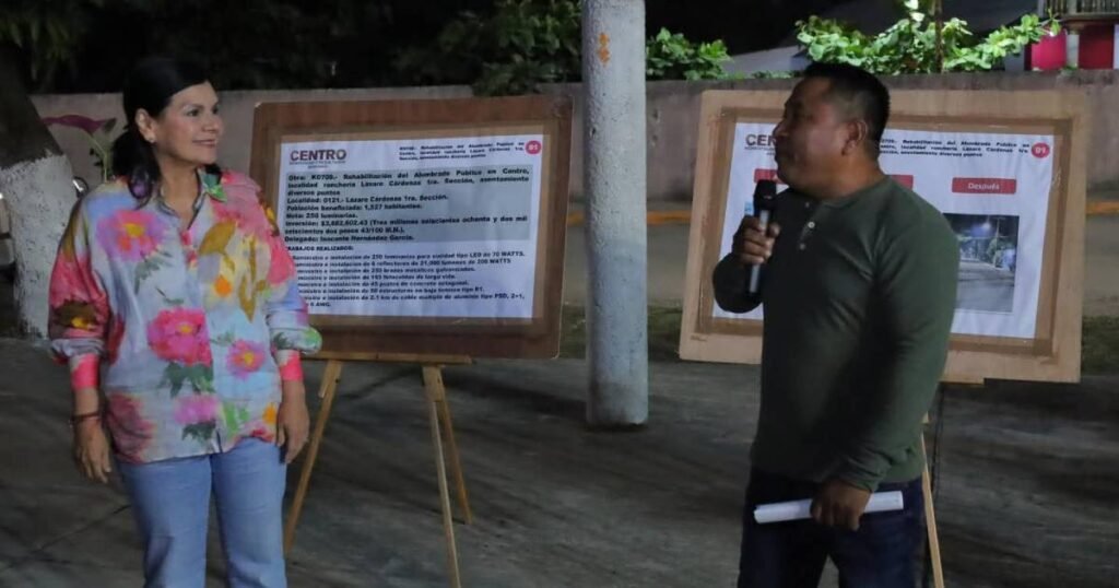 centro,tabasco,iluminación en centro,alumbrado en centro