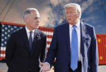 Trump amaga con arancel de 100% a Canadá por acercamiento con China