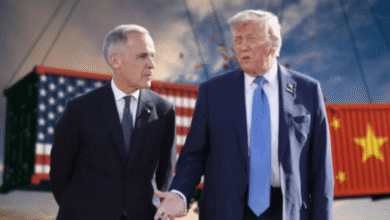 Trump amaga con arancel de 100% a Canadá por acercamiento con China