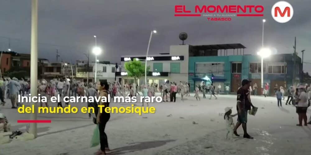 Inicia el carnaval más raro del mundo en Tenosique