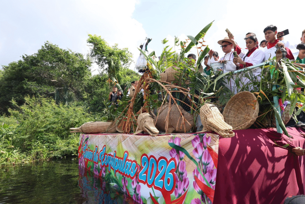 procesión Señor de Esquipulas,Laguna El Pomposú,tradición tabasqueña,fe y devoción Tabasco,Reforma 2da Sección,festividades religiosas Tabasco,procesión náutica,historia y cultura Tabasco,ofrendas tradicionales,comunidad y fe Tabasco