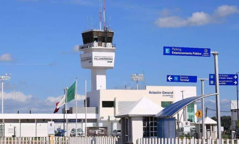 Aumenta flujo de viajeros en el Aeropuerto de Tabasco