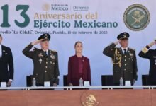 “Nuestras fuerzas armadas son garantía de que México decidirá su destino con independencia": Claudia Sheinbaum (Foto de Gobierno de México)