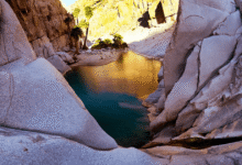 Cañón de Guadalupe un oasis de aguas termales en el corazón del desierto