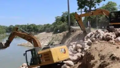 Conagua concluye muro de protección hidráulica