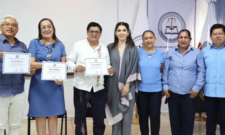 Constitución y Derechos Humanos se fortalece la impartición de justicia en Tabasco