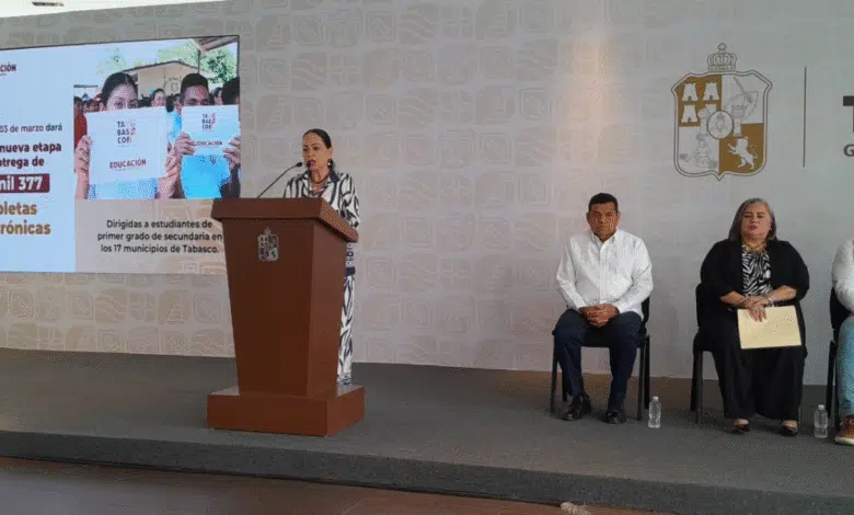 Entregarán más de 42 mil tabletas a estudiantes de secundaria