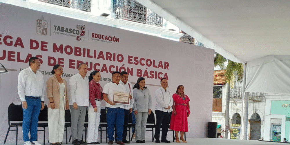 Invierten 27 MDP en Mobiliario Escolar en Tabasco