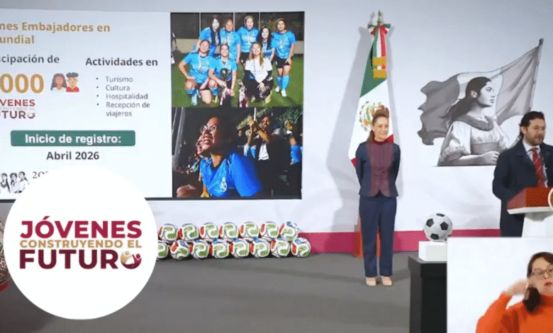 Jóvenes Construyendo el Futuro fortalece la participación juvenil rumbo al Mundial de futbol 2026