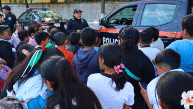 La niñez Tabasqueña vive la adrenalina policial