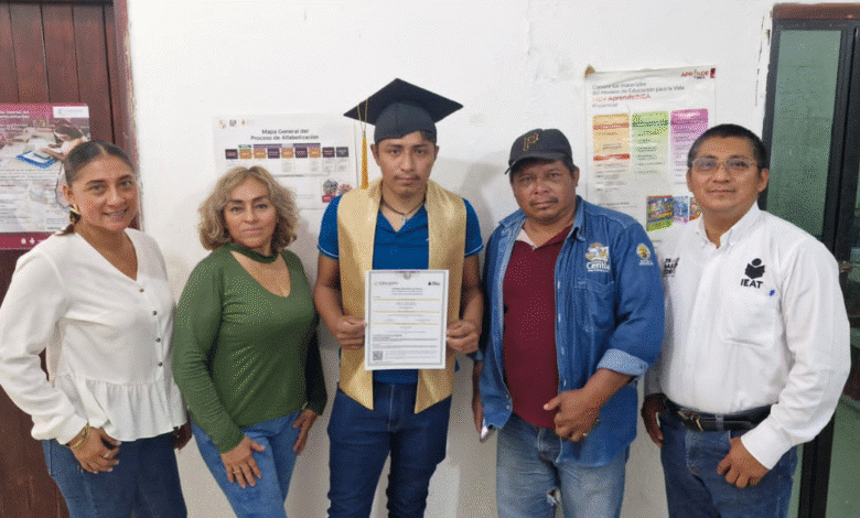 Logra conquistar su meta académica