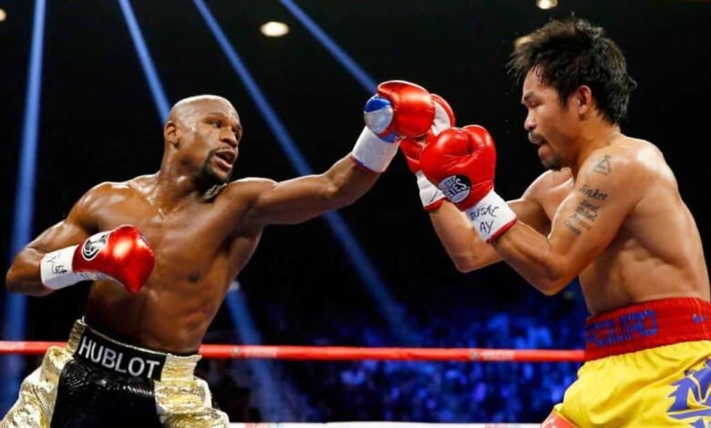 Mayweather Jr. vs Pacquiao II fecha y sede de la pelea. Imagen: Los Angeles Times.