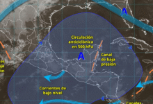 Este día, una vaguada en altura y una circulación ciclónica en niveles medios y altos de la atmósfera, se desplazarán sobre Sonora y Chihuahua, en interacción con el ingreso de humedad originado por la corriente en chorro subtropical, lo cual generará ambiente frío a muy frío.