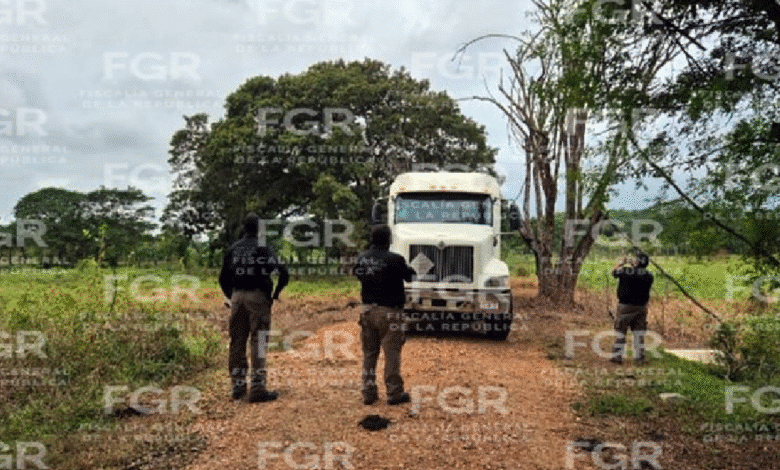 En un despliegue masivo que involucró a fuerzas federales y estatales, la FGR desmanteló un punto de almacenamiento ilícito en una ranchería de Tabasco; el hidrocarburo quedó bajo resguardo federal.