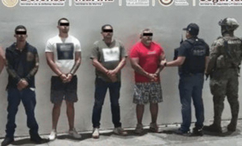 Capturan a 4 de los 23 reos que escaparon en Puerto Vallarta, durante operativo Mencho (Foto de DefensaMX, Marina y Seguridad)