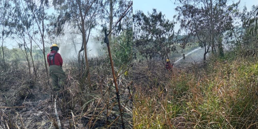 Frenan incendio en la Cárdenas–Villahermosa