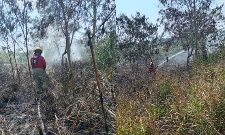 Frenan incendio en la Cárdenas–Villahermosa