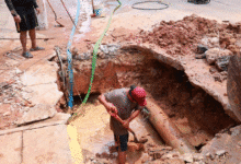 Agua abundante en los ríos, pero escasa en los grifos