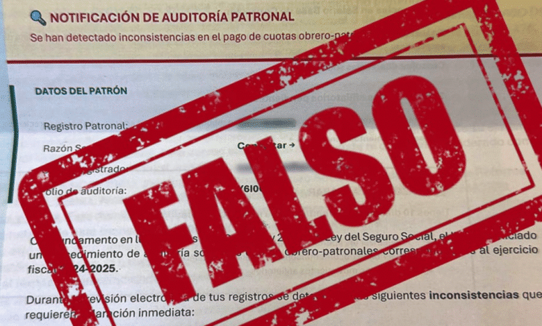 Alerta IMSS a patrones envío de correos falsos consupuestas notificaciones de auditoría
