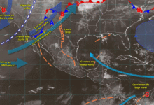 Alerta meteorológica Lluvias fuertes en Chiapas, Campeche y Quintana Roo