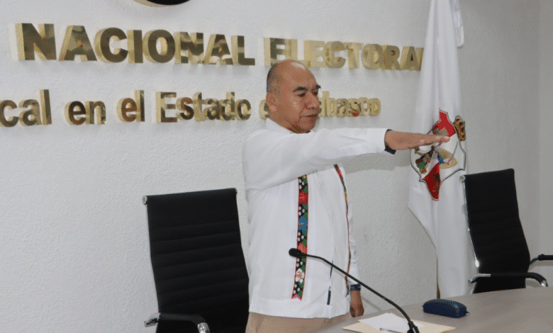Asume Gregorio Aranda Liderazgo del INE en Tabasco