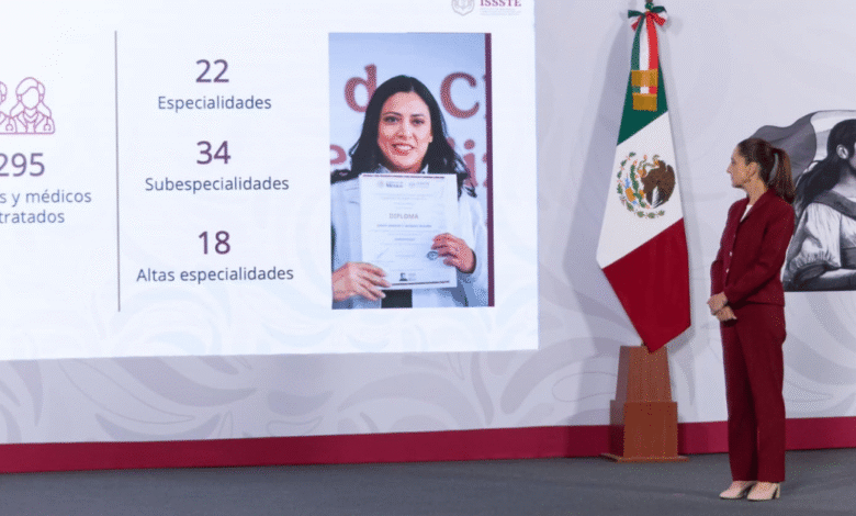 Más de 14 mil especialistas se integran al sistema de salud; destacan fortalecimiento nacional